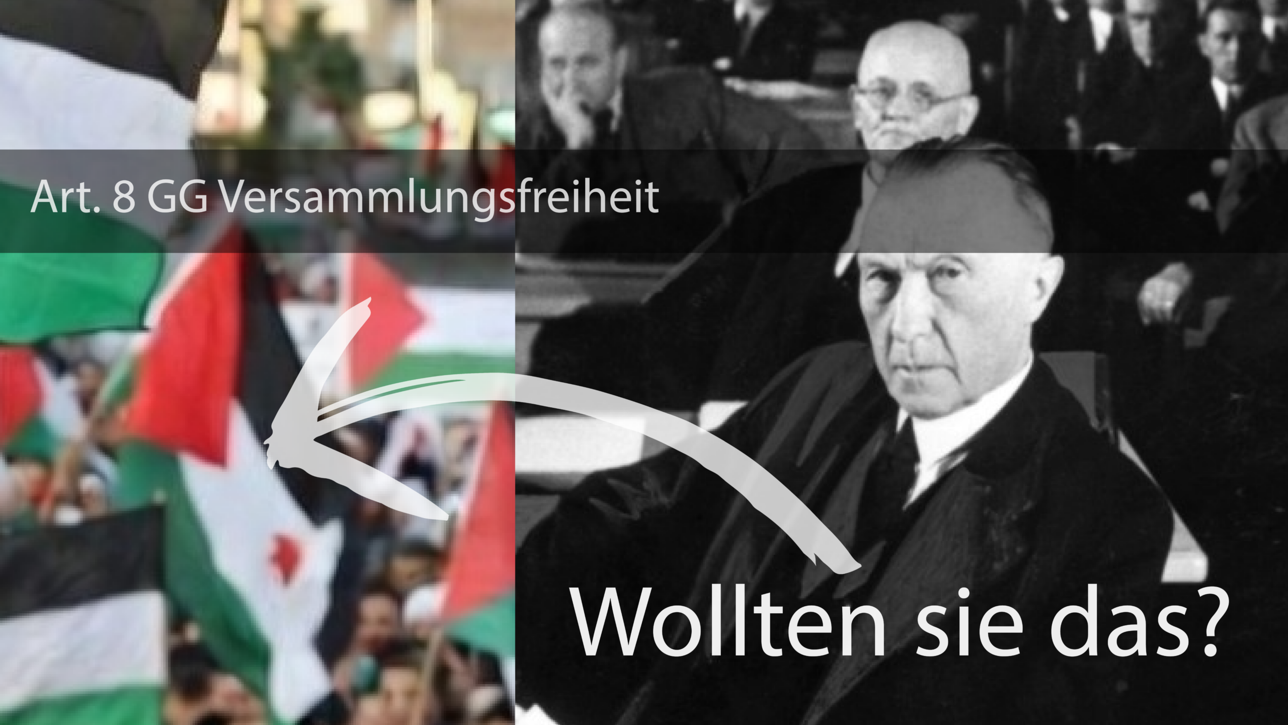 Demonstrationsrecht für alle?
